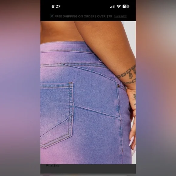 Hampton Tinted High Stretch Skinny Jeans - Picture 3 of 8